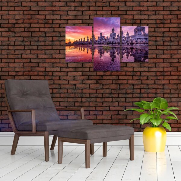 Slika - Bude v sončnem zahodu (90x60 cm)