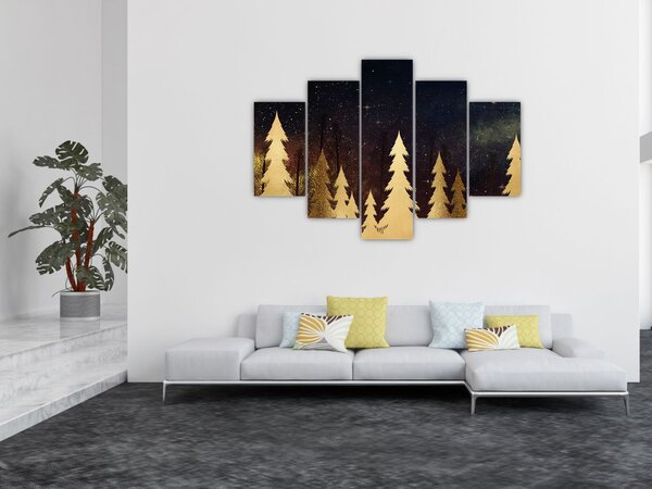 Slika - Zlata noč (150x105 cm)