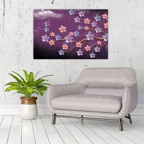 Slika - Pomladni somrak (90x60 cm)