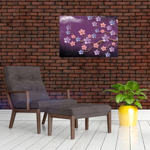 Slika - Pomladni somrak (70x50 cm)
