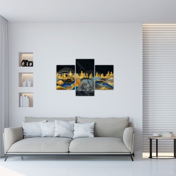 Slika - Zlate gore (90x60 cm)