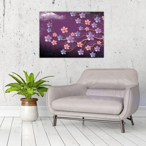 Slika - Pomladni somrak (70x50 cm)