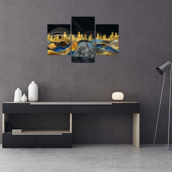 Slika - Zlate gore (90x60 cm)