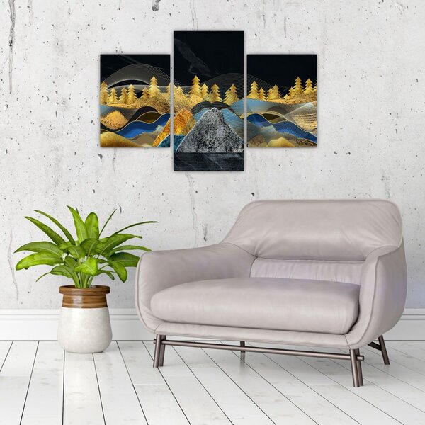 Slika - Zlate gore (90x60 cm)