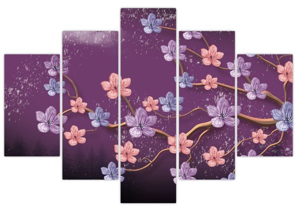 Slika - Pomladni somrak (150x105 cm)