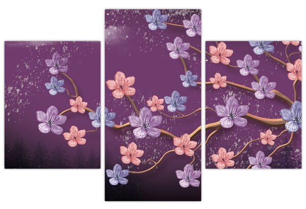 Slika - Pomladni somrak (90x60 cm)