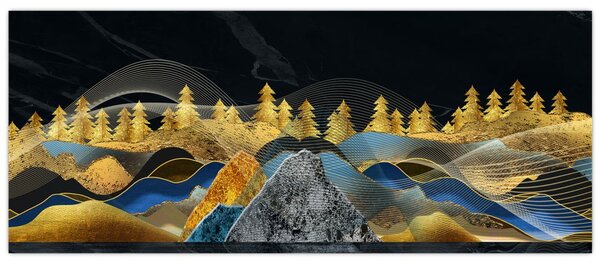 Slika - Zlate gore (120x50 cm)