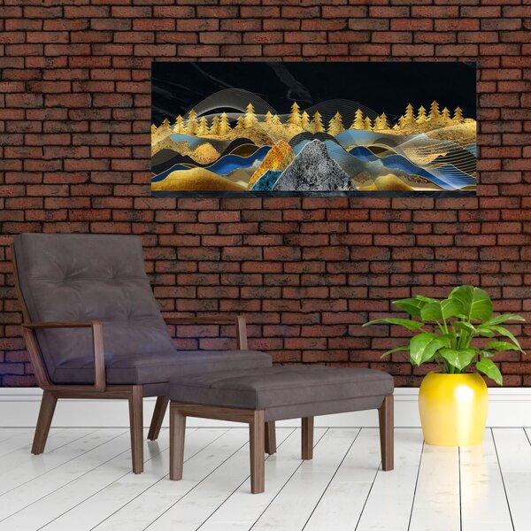 Slika - Zlate gore (120x50 cm)