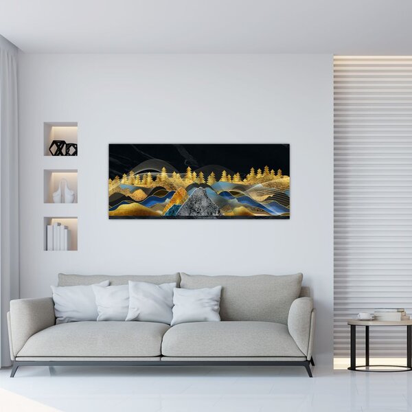 Slika - Zlate gore (120x50 cm)