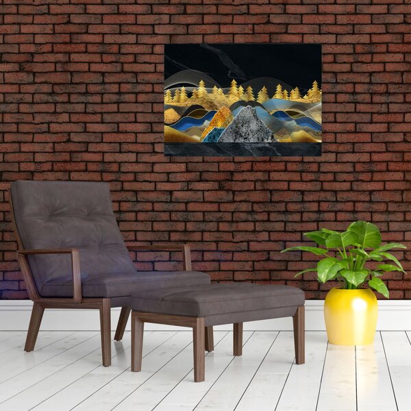 Slika - Zlate gore (70x50 cm)