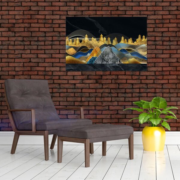 Slika - Zlate gore (90x60 cm)
