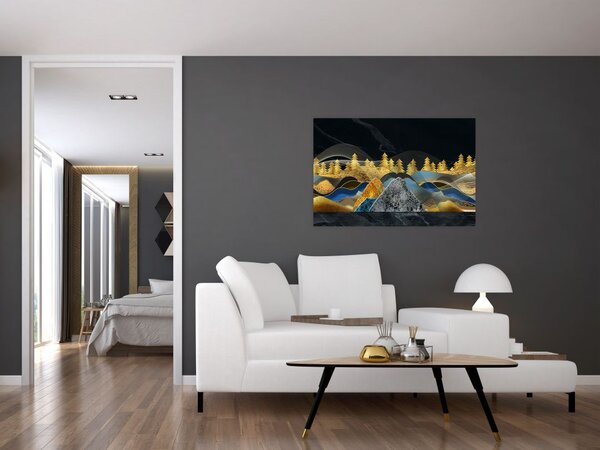 Slika - Zlate gore (90x60 cm)