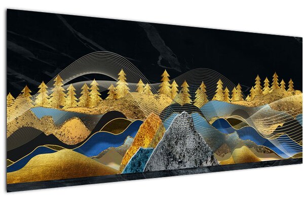 Slika - Zlate gore (120x50 cm)