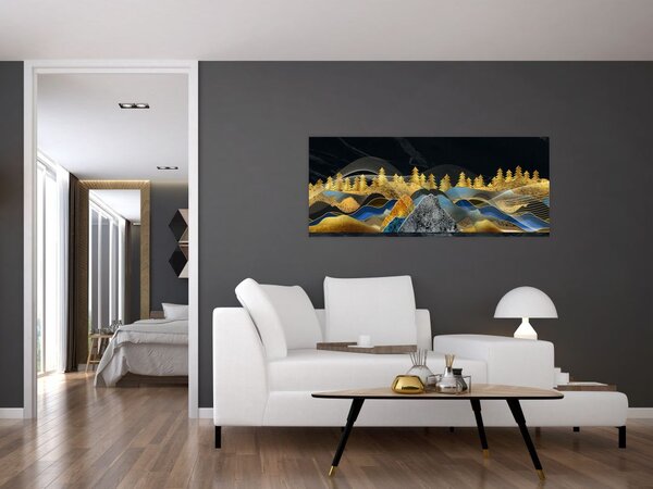 Slika - Zlate gore (120x50 cm)