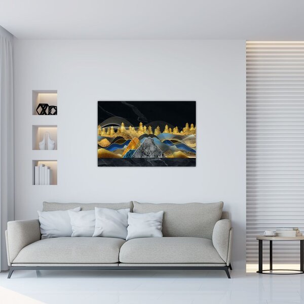 Slika - Zlate gore (90x60 cm)