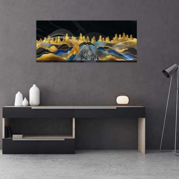 Slika - Zlate gore (120x50 cm)