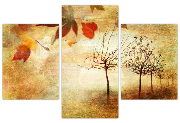 Slika - Jesensko razpoloženje (90x60 cm)