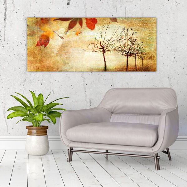 Slika - Jesensko razpoloženje (120x50 cm)