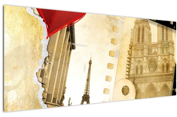 Slika - Spomini na Pariz (120x50 cm)