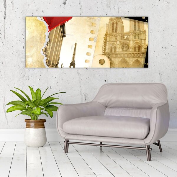 Slika - Spomini na Pariz (120x50 cm)