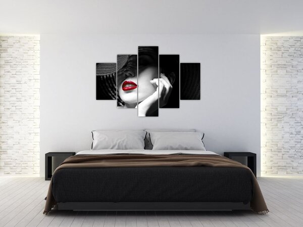 Slika - Ženska s klobukom (150x105 cm)