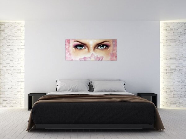 Slika - Očarljive oči (120x50 cm)