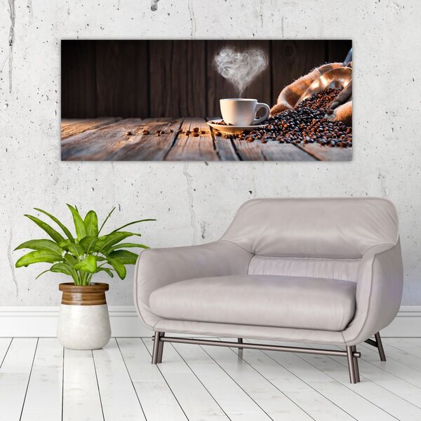 Slika - Čas za kavo (120x50 cm)