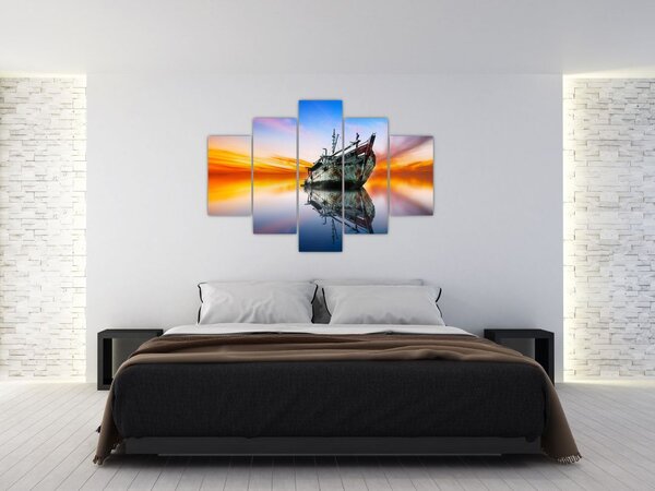 Slika - Zora nad brodolomcem (150x105 cm)