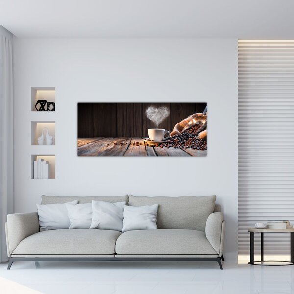 Slika - Čas za kavo (120x50 cm)