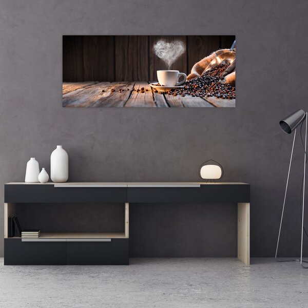 Slika - Čas za kavo (120x50 cm)
