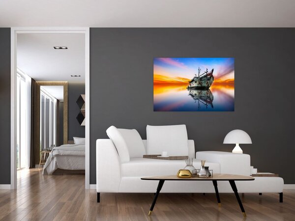 Slika - Zora nad brodolomcem (90x60 cm)