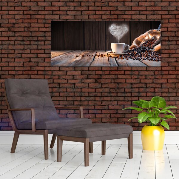 Slika - Čas za kavo (120x50 cm)