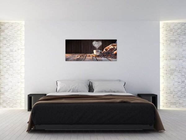 Slika - Čas za kavo (120x50 cm)