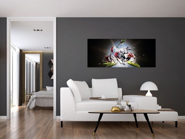 Slika - Športniki (120x50 cm)