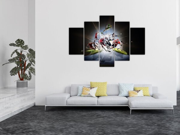 Slika - Športniki (150x105 cm)