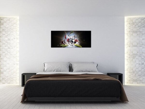 Slika - Športniki (120x50 cm)
