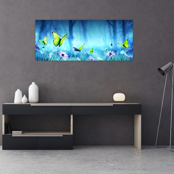 Slika - Mistična gozdna jasa (120x50 cm)