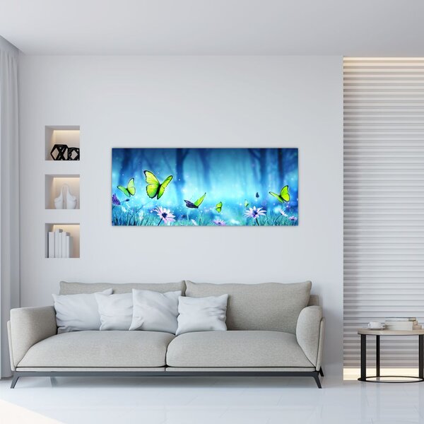 Slika - Mistična gozdna jasa (120x50 cm)