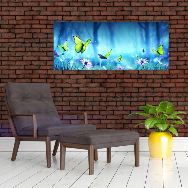 Slika - Mistična gozdna jasa (120x50 cm)