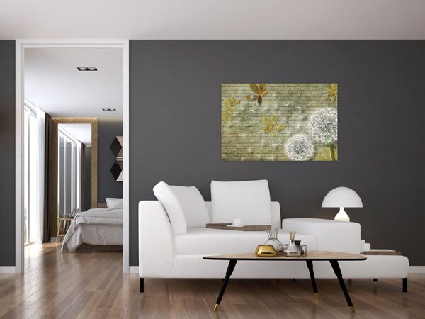 Slika - Regrat, ki ga raznaša veter (90x60 cm)