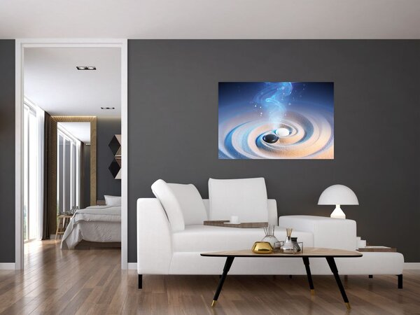 Slika - Eterični jin-jang (90x60 cm)