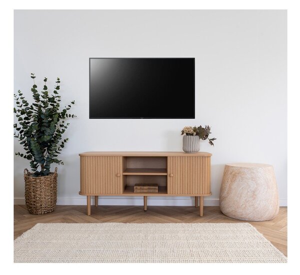 TV komoda u dekoru bora u prirodnoj boji 113x51,5x40 cm Nikko – House Nordic