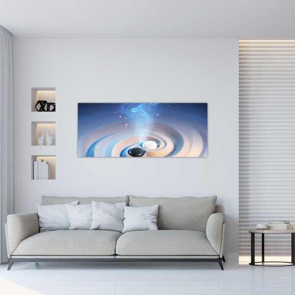 Slika - Eterični jin-jang (120x50 cm)