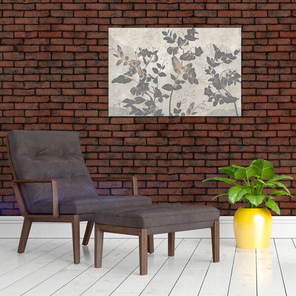 Slika - Teksturirani listi (90x60 cm)