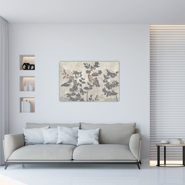 Slika - Teksturirani listi (90x60 cm)