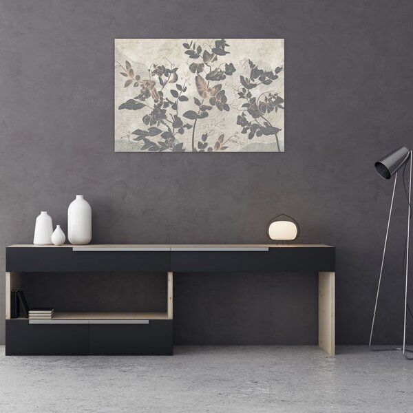 Slika - Teksturirani listi (90x60 cm)