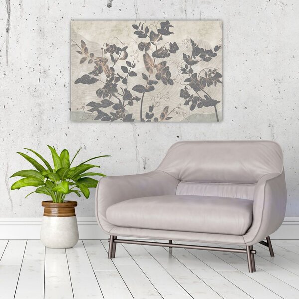 Slika - Teksturirani listi (90x60 cm)