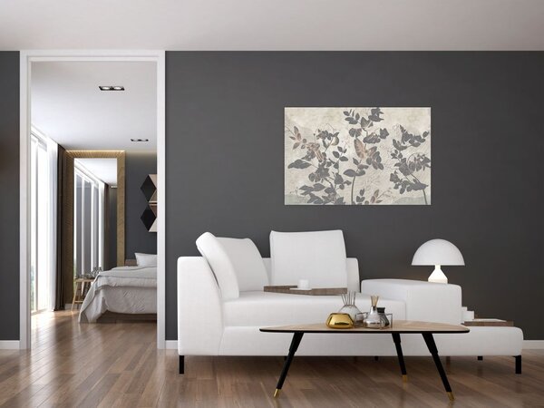 Slika - Teksturirani listi (90x60 cm)