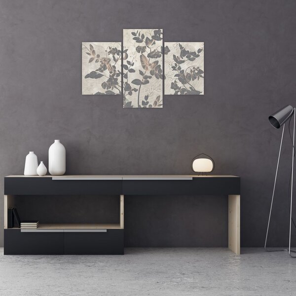 Slika - Teksturirani listi (90x60 cm)
