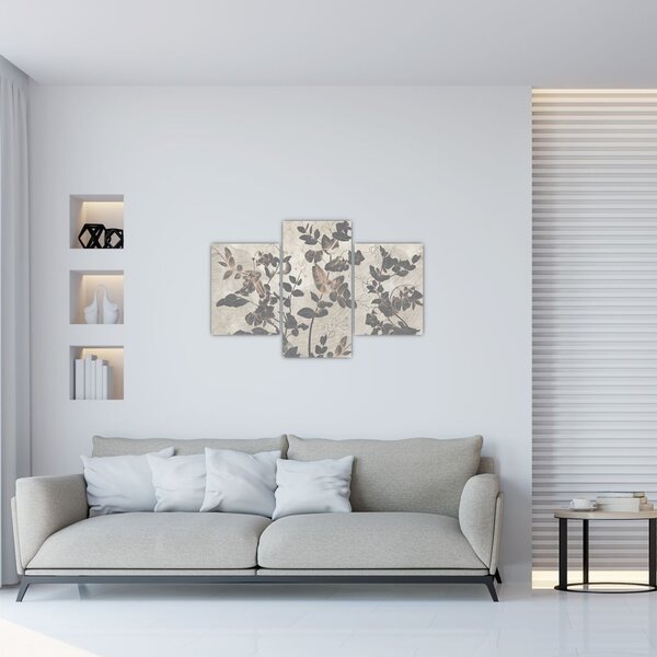 Slika - Teksturirani listi (90x60 cm)